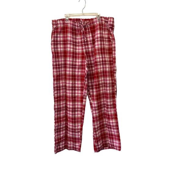 NWT Gap Red Plaid Flannel Pajama Pants - Picture 1 of 6